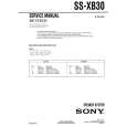 SONY SSXB30 Service Manual