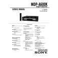 SONY MDP-A600K Service Manual