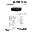SONY XRC800 Service Manual