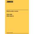 ZANUSSI ZOU646N Owner's Manual