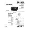 SONY TAH3600 Service Manual