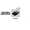 PANASONIC RQ-319 Owner's Manual