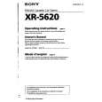 SONY XR-5620 Owner's Manual