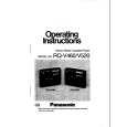 PANASONIC RQV460 Owner's Manual