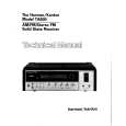 HARMAN KARDON TA600 Service Manual