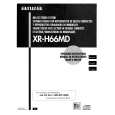 AIWA XRH66MD Owner's Manual