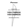 PIONEER VSX-709RDS Owner's Manual