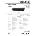 SONY MDS-JE530 Owner's Manual