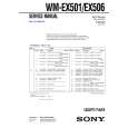 SONY WMEX501 Service Manual