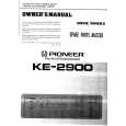 PIONEER KE2900 Owner's Manual