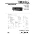 SONY STR-DE325 Owner's Manual