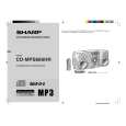 SHARP CDMPS660HR Owner's Manual