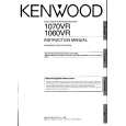 KENWOOD 1060VR Owner's Manual