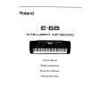 ROLAND E68 Owner's Manual