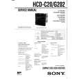 SONY HCDG202 Service Manual