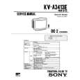 SONY KVA3413E Service Manual