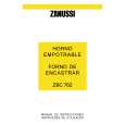 ZANUSSI ZBC762C Owner's Manual