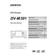 ONKYO DVM301 Owner's Manual