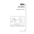JUNO-ELECTROLUX JCK990E Owner's Manual