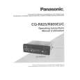 PANASONIC CQR805EUC Owner's Manual