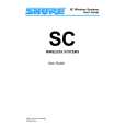 SHURE SC WIRELESS SYSTEM Owner's Manual