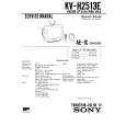 SONY KVH2513E Service Manual