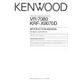 KENWOOD VR7080A Owner's Manual