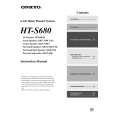 ONKYO HTS680 Owner's Manual
