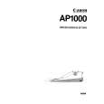 CANON AP1000 Owner's Manual