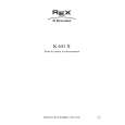 REX-ELECTROLUX K 641 X X50 Owner's Manual