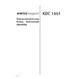 ELEKTRA BREGENZ KDC1651 Owner's Manual