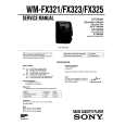 SONY WM-FX321 Service Manual