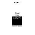 KAWAI MR370 Owner's Manual