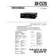 SONY XR-C520 Service Manual