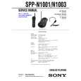 SONY SPPN1001 Owner's Manual