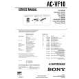SONY AC-VF10 Service Manual
