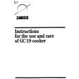 ZANUSSI GC19 Owner's Manual