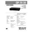 SONY CDP291 Service Manual