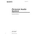 SONY ZS-X3CP Owner's Manual