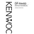 KENWOOD DPR4450 Owner's Manual