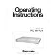 PANASONIC WJMP404 Owner's Manual