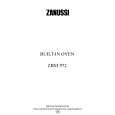 ZANUSSI ZBM972ALU Owner's Manual