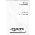 ARTHUR MARTIN ELECTROLUX CG6034-1 Owner's Manual