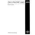 AEG FAV2060W Owner's Manual