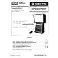 SANYO B4AY00 CHASSIS Service Manual