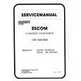 ESCOM CM1560MLR Service Manual
