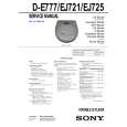 SONY DEJ721 Service Manual