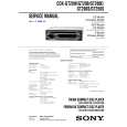 SONY CDXGT200 Service Manual