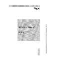 REX-ELECTROLUX RLE8 Owner's Manual