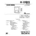 SONY KV32XBR76 Service Manual